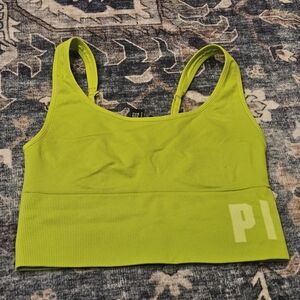 PINK Victoria's Secret Lime Green Sports Bra